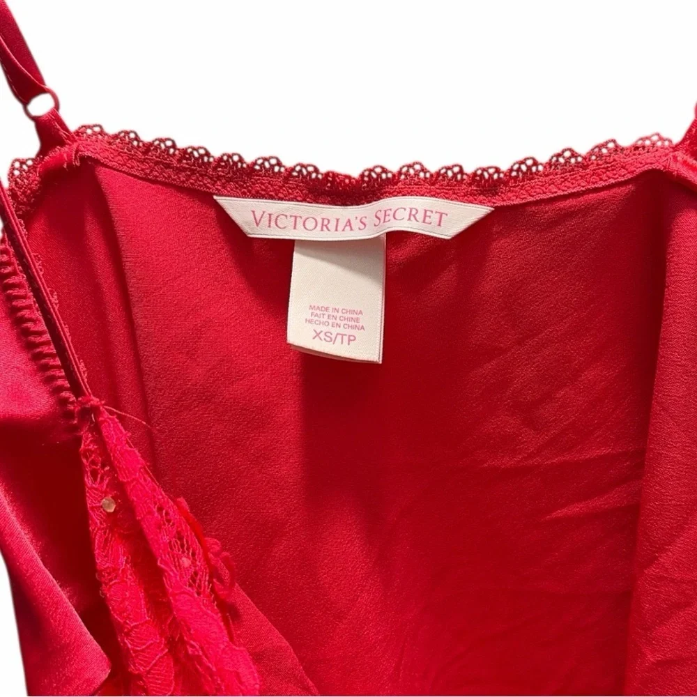 Victoria's Secret Red Lace Chemise